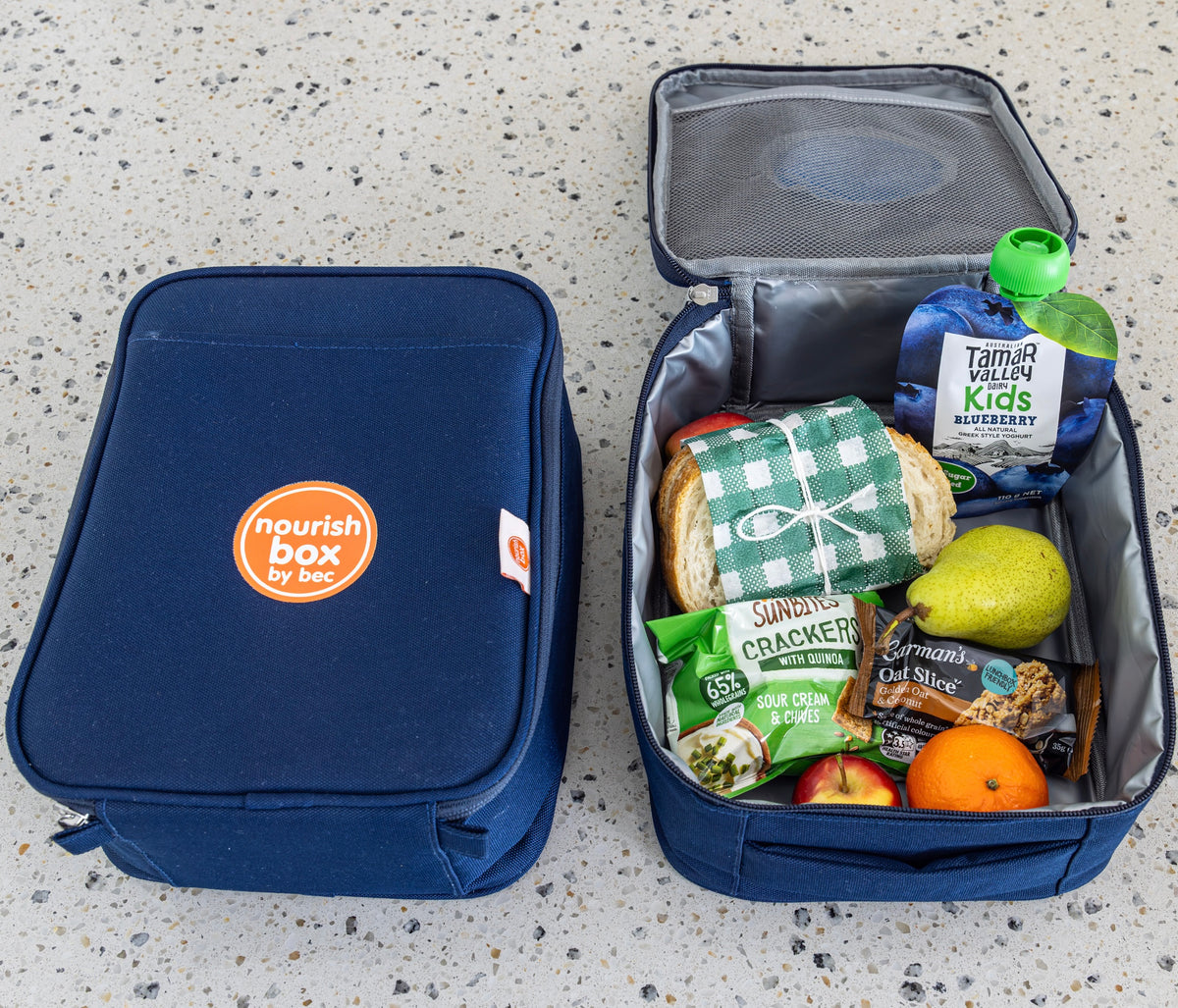 The Nourish Lunch Cooler Bag - Navy