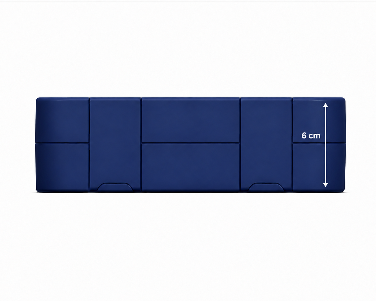 The All-Star Bento Lunch box - Navy stripe