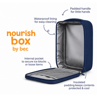 The Nourish Lunch Cooler Bag - Navy