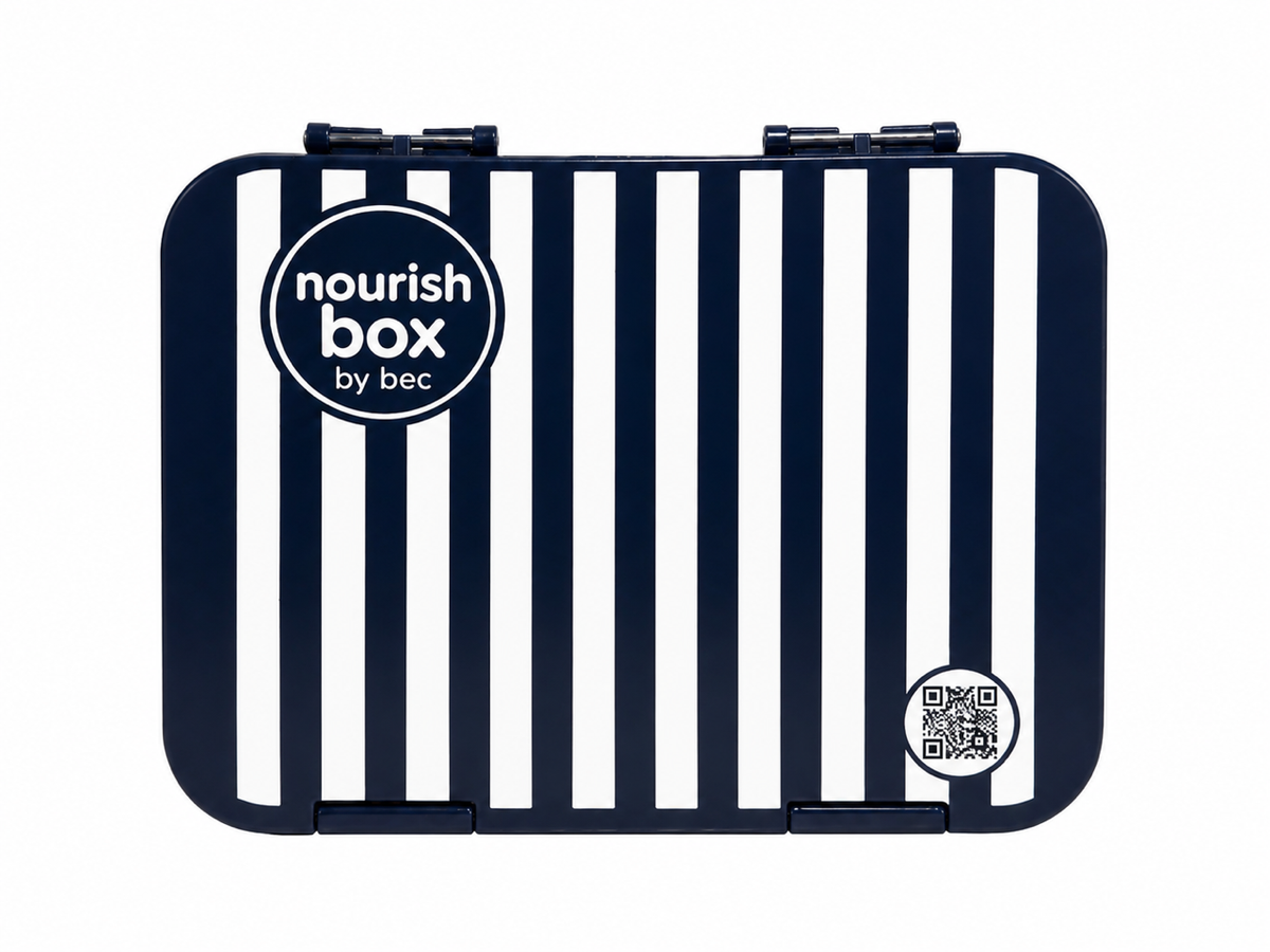 The All-Star Bento Lunch box - Navy stripe