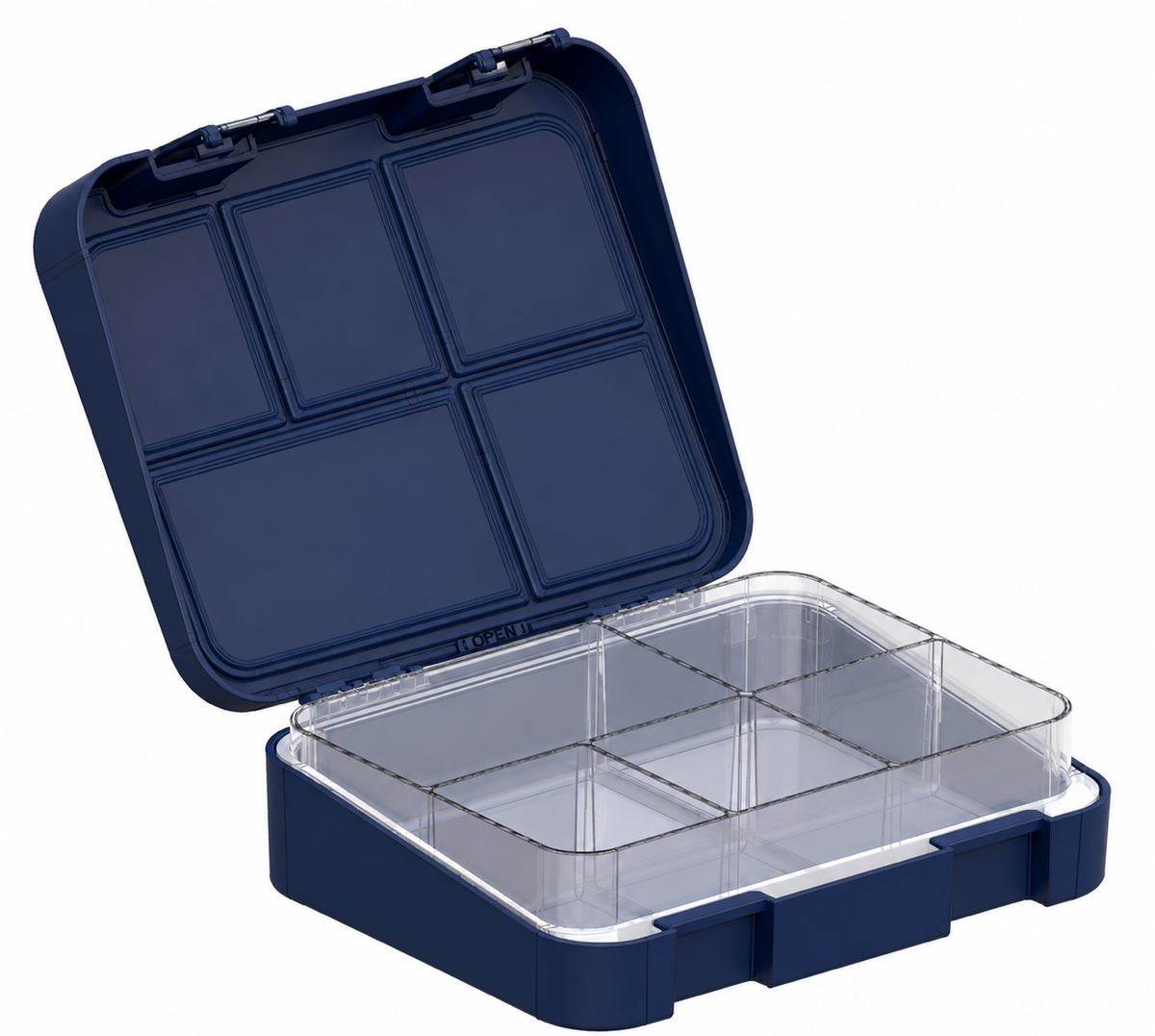 The All-Star Bento Lunch box - Navy stripe